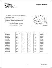Click here to download BC857W Datasheet