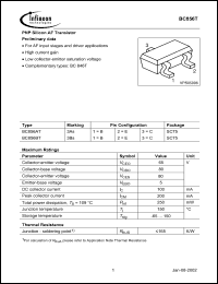 Click here to download BC856T Datasheet