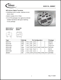 Click here to download BCR119 Datasheet