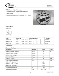 Click here to download BCR151L3 Datasheet
