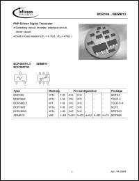 Click here to download BCR166W Datasheet