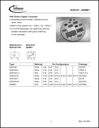 Click here to download BCR191W Datasheet