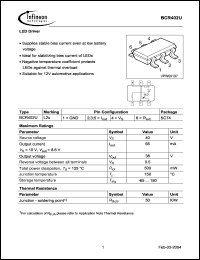 Click here to download BCR402U Datasheet