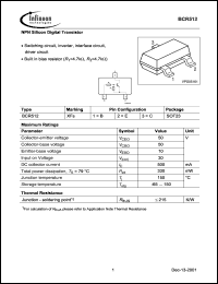 Click here to download BCR512 Datasheet