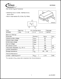 Click here to download BCR555 Datasheet