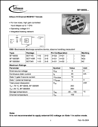 Click here to download BF1005SW Datasheet