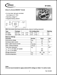 Click here to download BF1009SR Datasheet