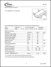 Click here to download BF772 Datasheet