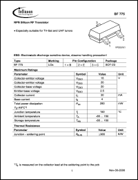 Click here to download BF775 Datasheet