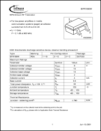 Click here to download BFR180W Datasheet