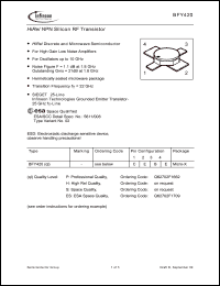 Click here to download BFY420H Datasheet