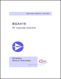 Click here to download BGA416 Datasheet