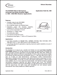 Click here to download BGA622 Datasheet