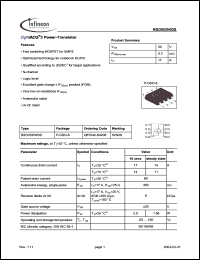 Click here to download BSO052N03S Datasheet