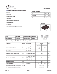 Click here to download BSO080P03 Datasheet