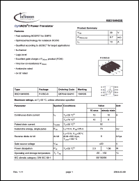 Click here to download BSO104N03 Datasheet