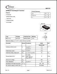 Click here to download BSP171P Datasheet