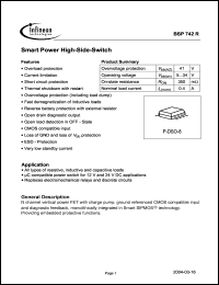 Click here to download BSP742R Datasheet