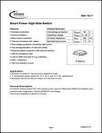 Click here to download BSP752T Datasheet