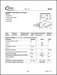 Click here to download BSP88 Datasheet