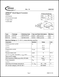 Click here to download BSS123 Datasheet