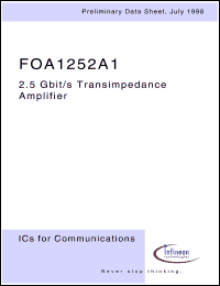 Click here to download FOA1252A1 Datasheet
