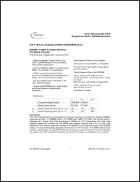 Click here to download HYS72D64020GR-7-B Datasheet