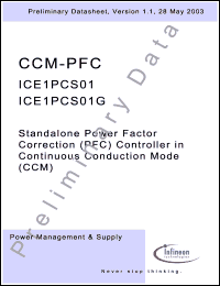 Click here to download ICE1PCS01 Datasheet