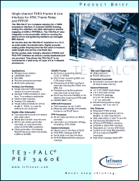 Click here to download PEF3460E Datasheet