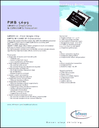 Click here to download PMB5699 Datasheet