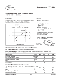 Click here to download PTF181301 Datasheet