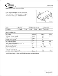 Click here to download PZT3904 Datasheet
