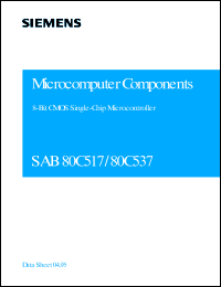 Click here to download SAB80C537 Datasheet