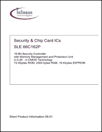 Click here to download SLE66C162P-T85M5 Datasheet