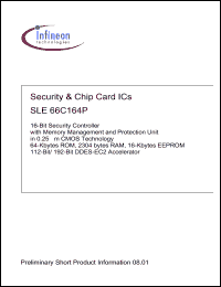 Click here to download SLE66C164P-F7C Datasheet