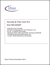 Click here to download SLE66CX640 Datasheet