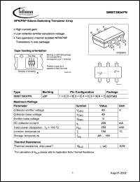 Click here to download SMBT3904PN Datasheet