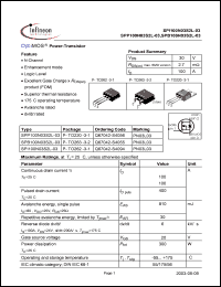 Click here to download SPI100N03S2L-03 Datasheet