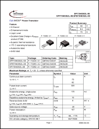 Click here to download SPI73N03S2L-08 Datasheet