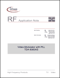 Click here to download TDA6060XS Datasheet