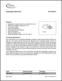 Click here to download TLE4242G Datasheet