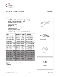 Click here to download TLE4276V50 Datasheet