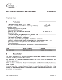Click here to download TLE6254-2G Datasheet