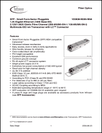 Click here to download V23838-M305-M56 Datasheet