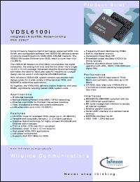 Click here to download VDSL6100I Datasheet