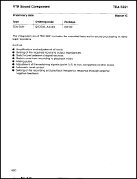 Click here to download TDA5651 Datasheet