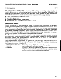 Click here to download TDA4600-3 Datasheet