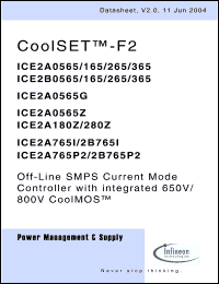 Click here to download ICE2B165 Datasheet