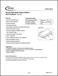 Click here to download BTS4140 Datasheet