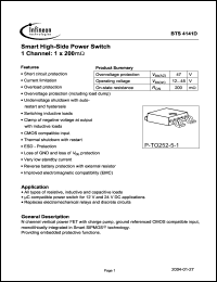 Click here to download BTS4141D Datasheet